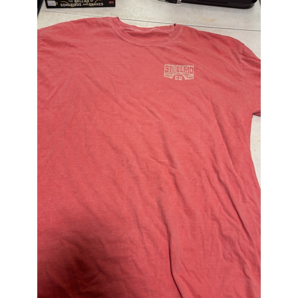 St Elmo Ghost‎ Town Long Sleeve T Shirt Red XL